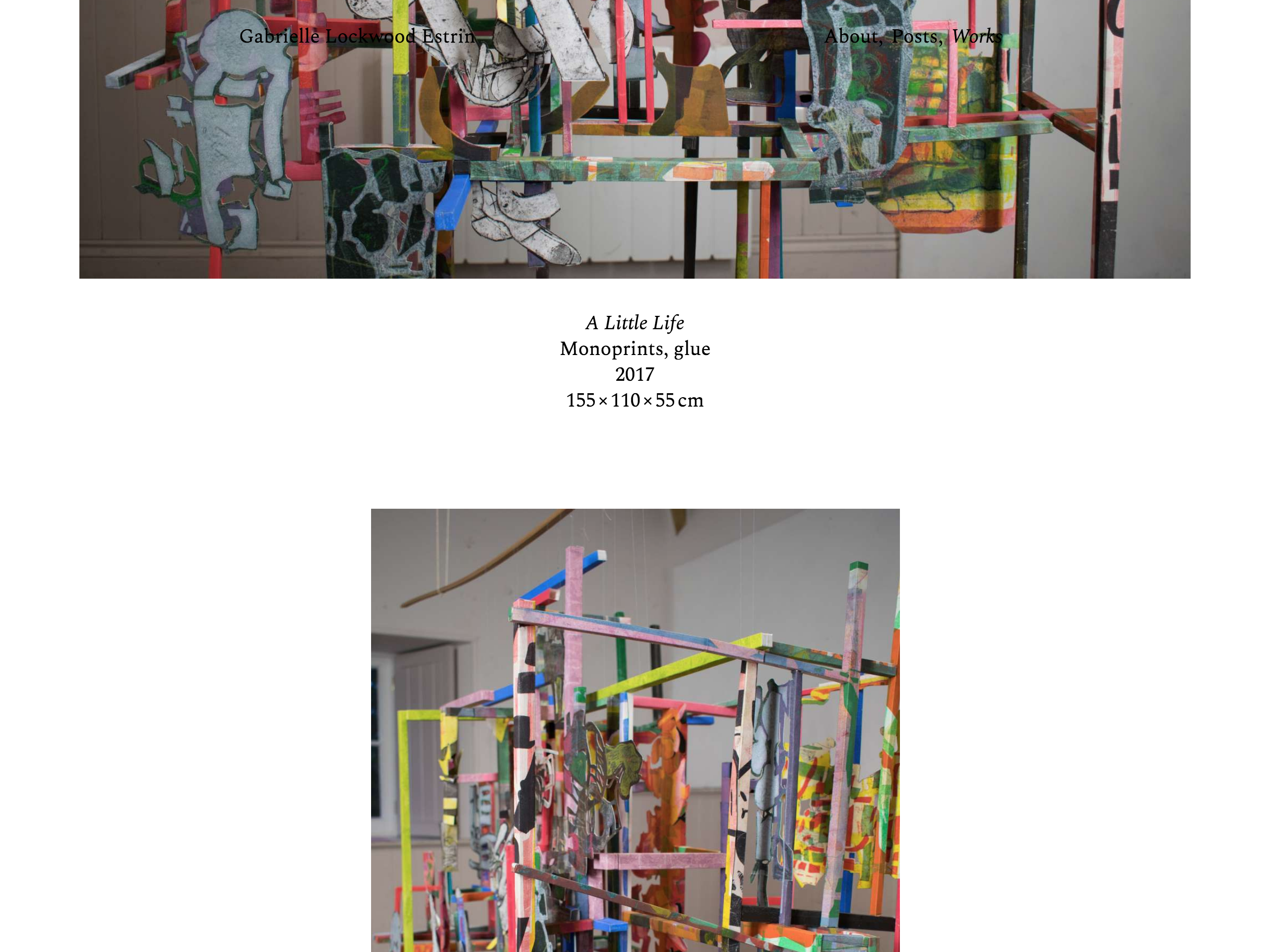 Individual work page